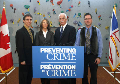 Public Safety Minister Toews announces support for crime prevention in Newfoundland and Labrador