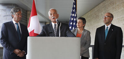 Public Safety Minister Toews and U.S. Secretary Napolitano further discussions on border security and cross-border trade