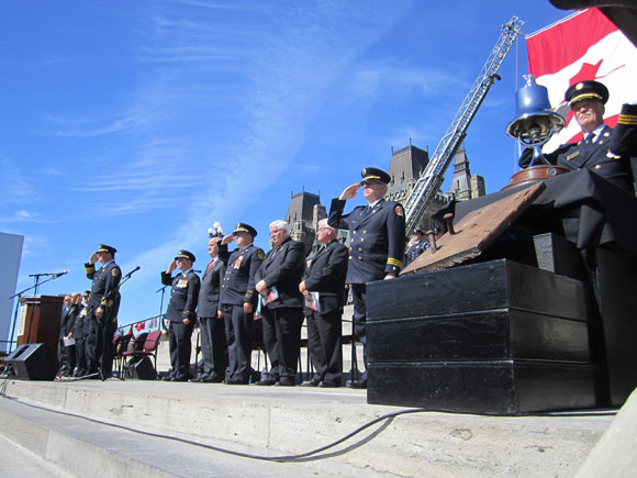 Canadian Firefighters Annual Memorial Ceremony