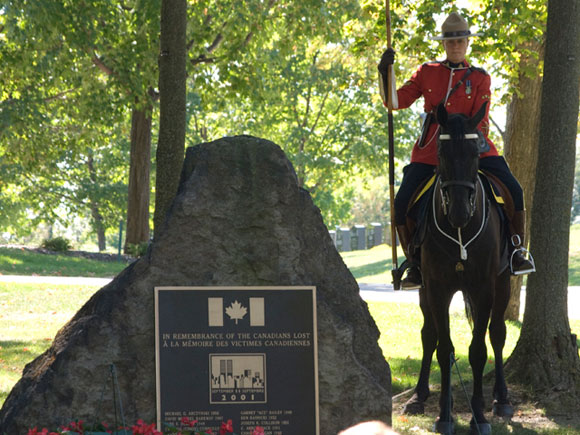 An RCMP Mounted Police