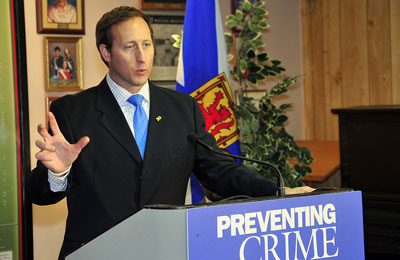 The Honourable Peter MacKay, Minister of National Defence and Member of Parliament for Central Nova Scotia, on behalf of the Honourable Vic Toews, Minister of Public Safety, announces a federally-funded crime prevention project, which will help at-risk African Nova Scotian children and youth make positive life choices, Sunday, February 26, 2012 in New Glasgow.