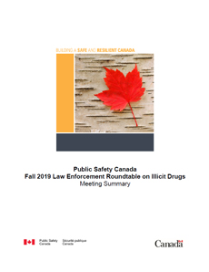 Fall 2019 Law Enforcement Roundtable on Illicit  Drugs