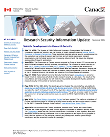 Research Security Information Update - February 2022