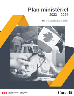 Plan ministériel de Sécurité publique Canada 2023-2024