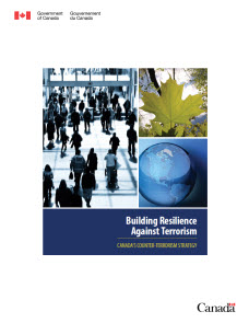 Building Resilience Against Terrorism: Canada's Counter-terrorism
