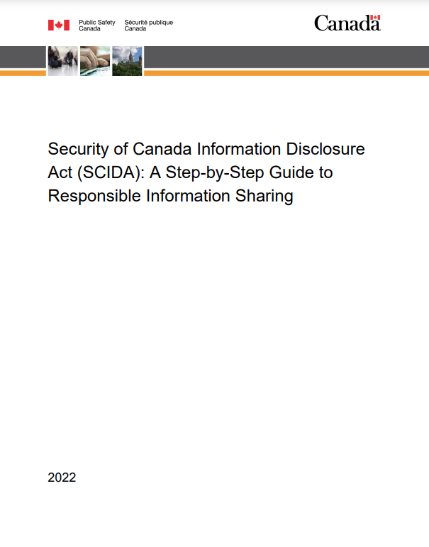 Security of Canada Information Disclosure Act: A Step-by-Step Guide to Responsible Information Sharing